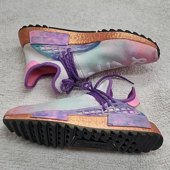 PHARRELL x ADIDAS HUMAN RACE NMD FESTIVAL PINK ROSEGOLD MENS 11.5 CUSTOMIZED - Picture 14 of 16